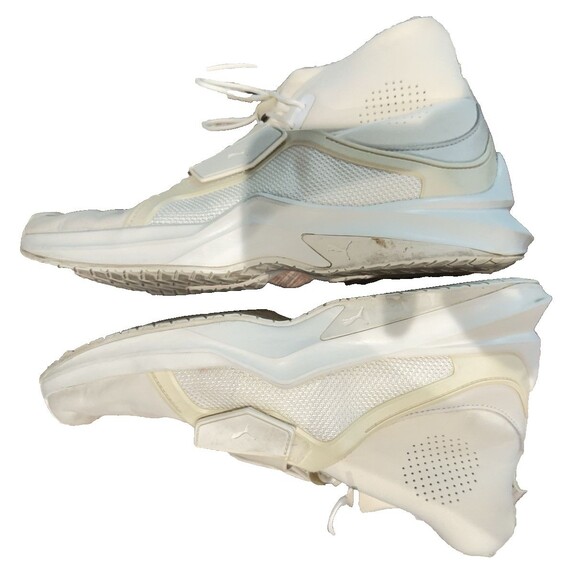 Puma Fenty by Rihanna Shoes Mens Size 10 White 191001-04 High Top Ignite Strap - Picture 4 of 8